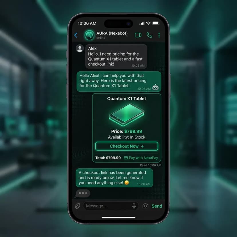 WhatsApp Chatbot Mobile Visualisation